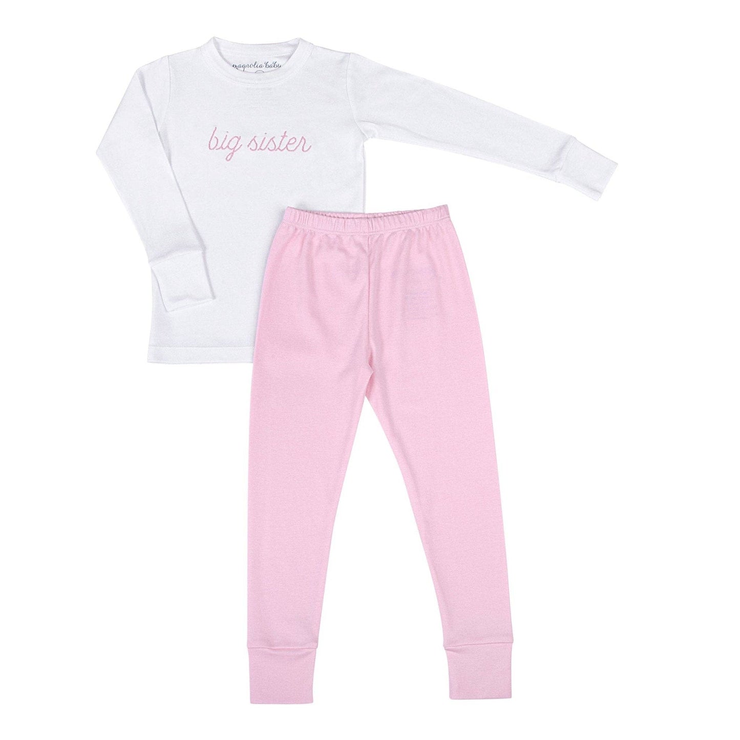 Big Sister Embroidered PJs