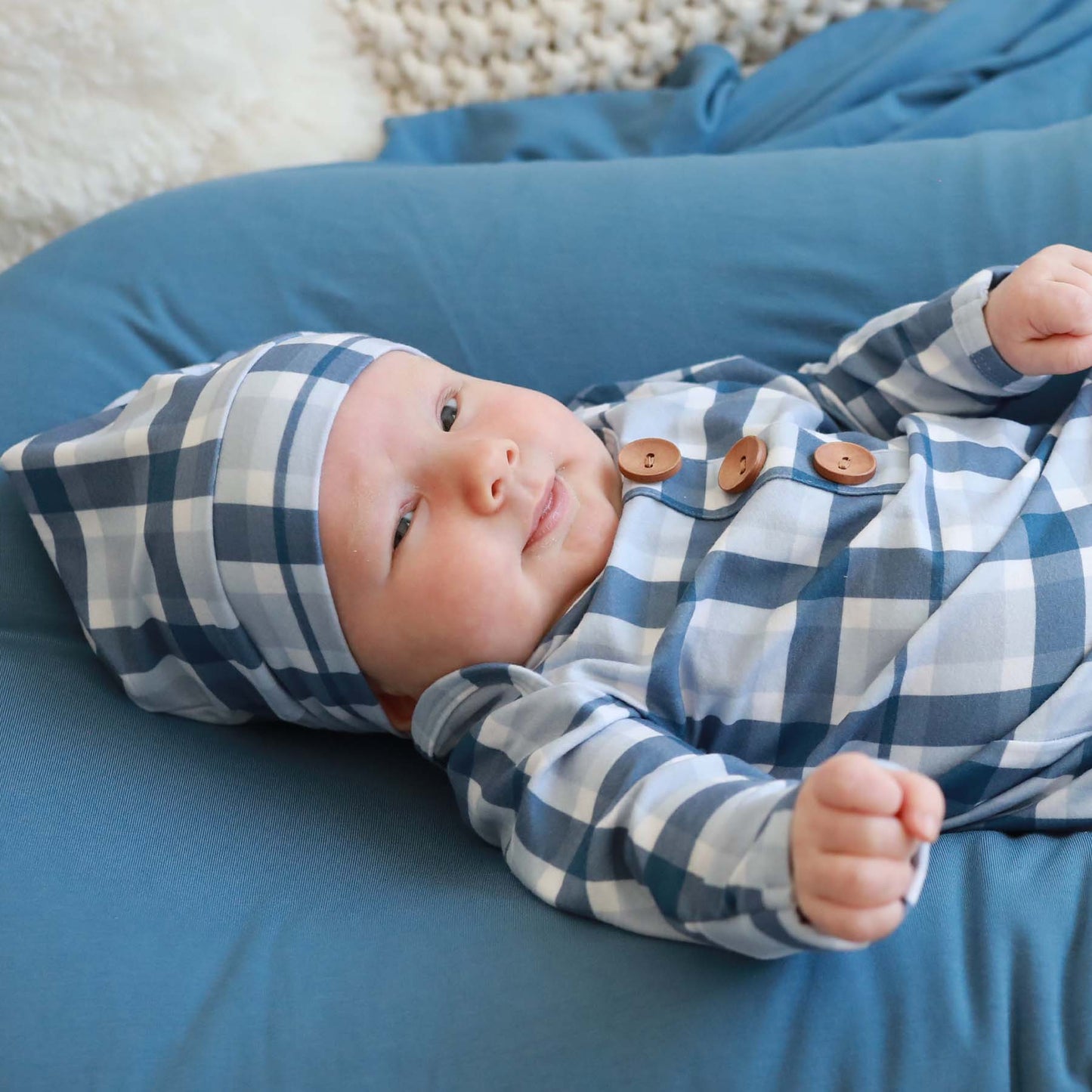 Paxton's Plaid Gown Set