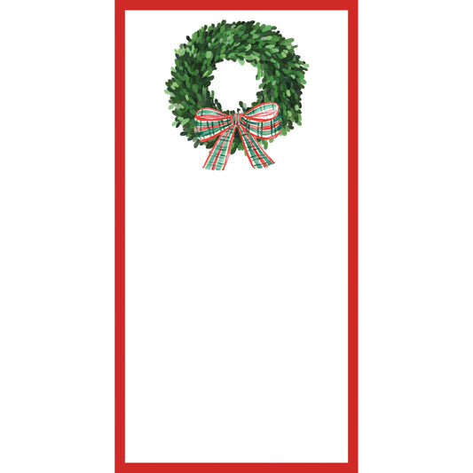 Wreath Tartan Notepad
