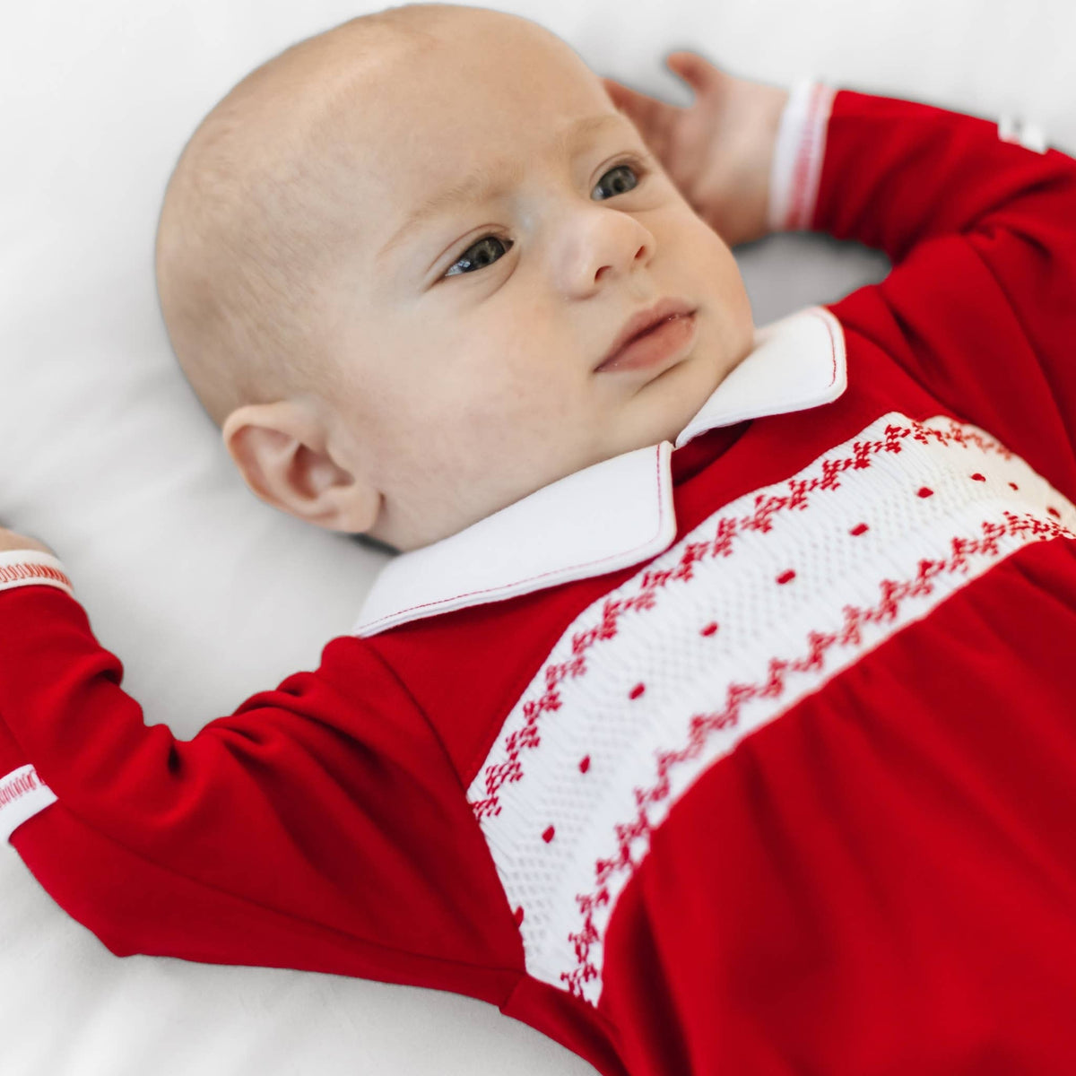 Miles Smocked Footie