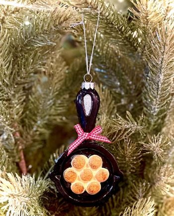 Biscuit Glass Ornament