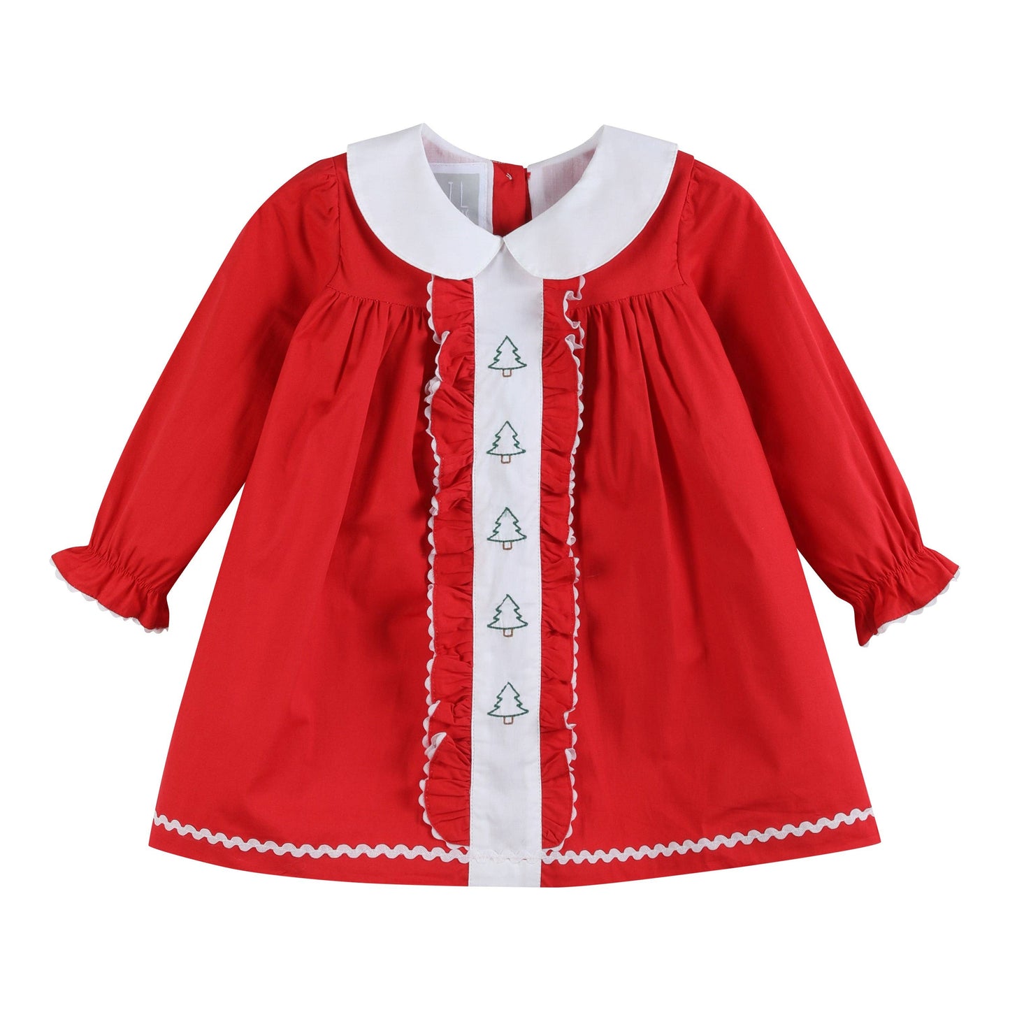 Red Ruffle Tree Dress