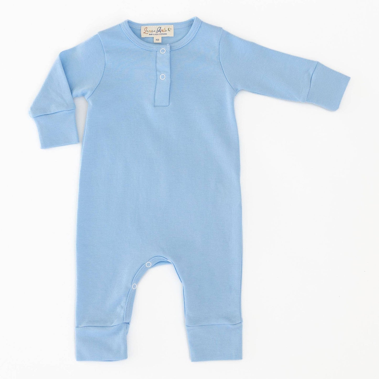 Luna & Arlo Basics Playsuit Sky