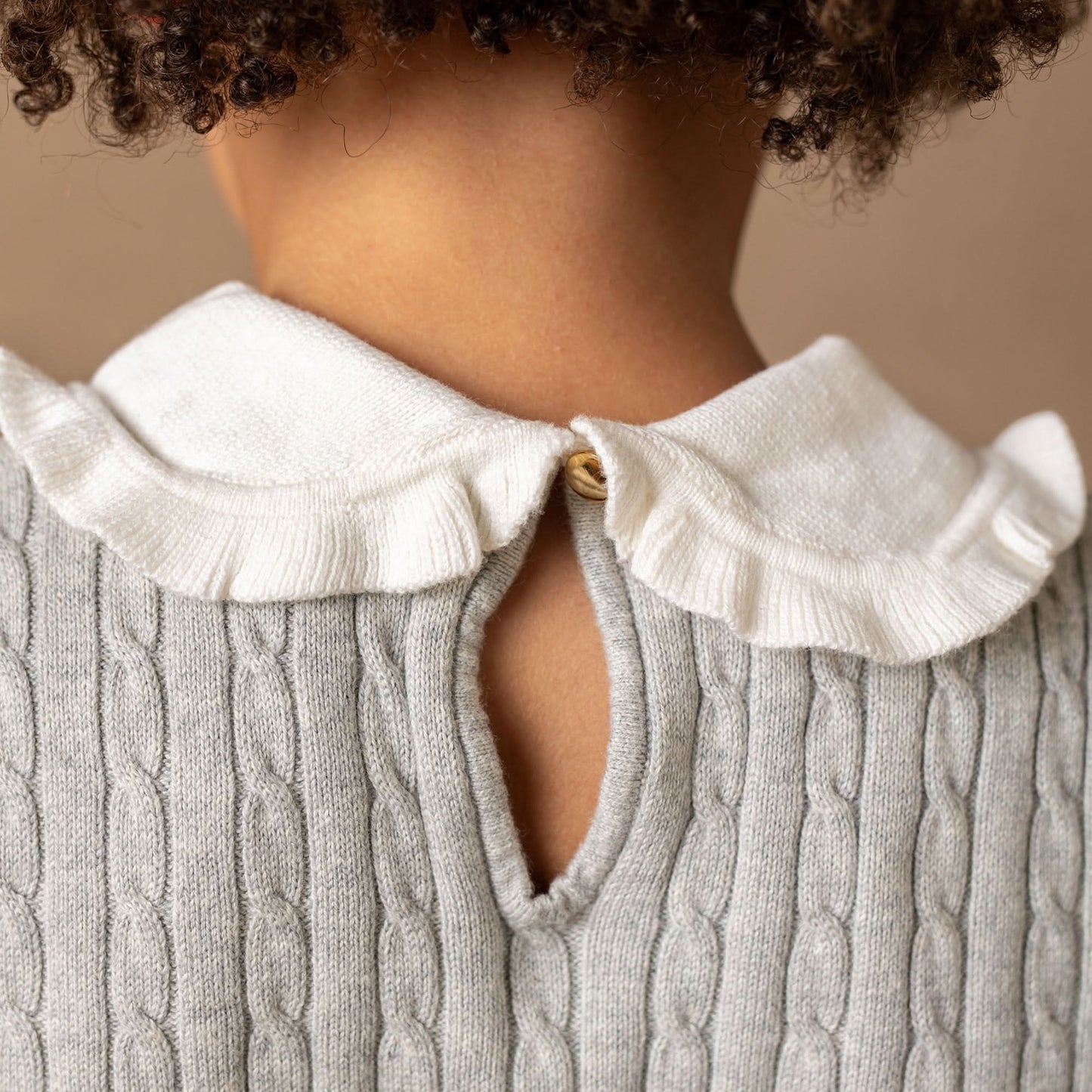 Organic Peter Pan Collar Dress Baby
