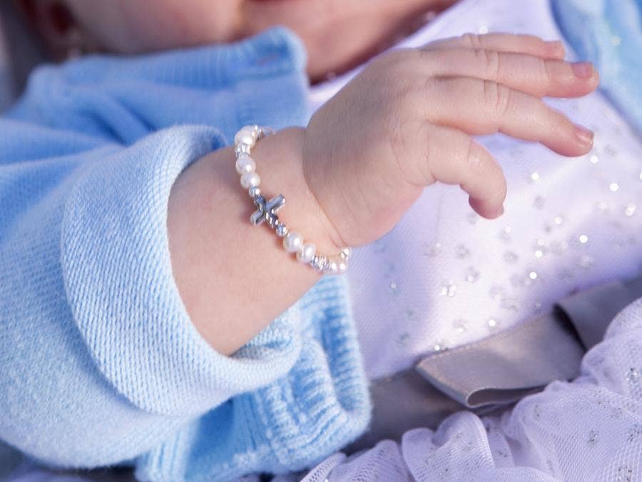 Emily Sterling Cross Bracelet