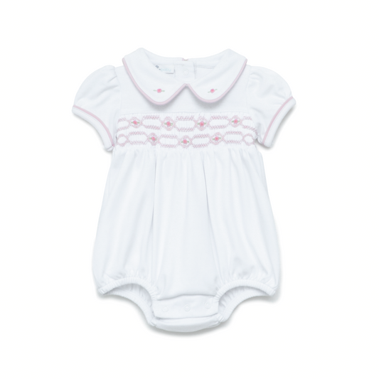 Poppy Smocked Bubble