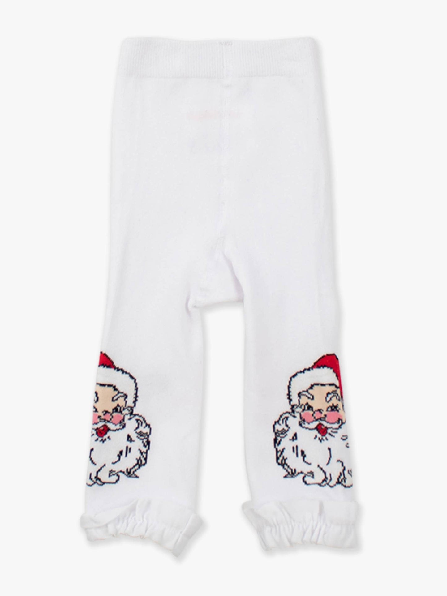Santa Footless Ruffle Tights