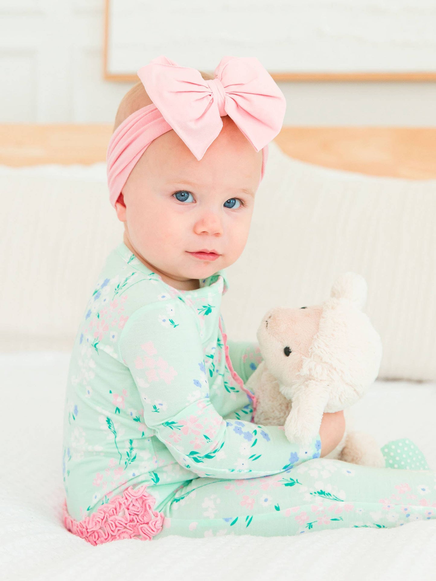 Mint Meadow Footed PJ