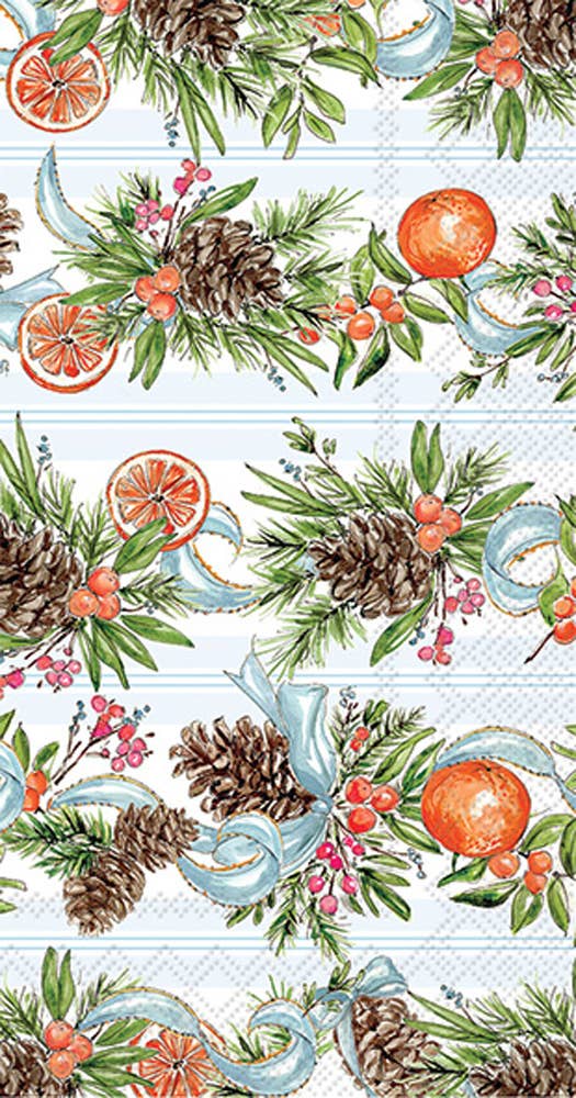 Paper Guest Towels Pinecones