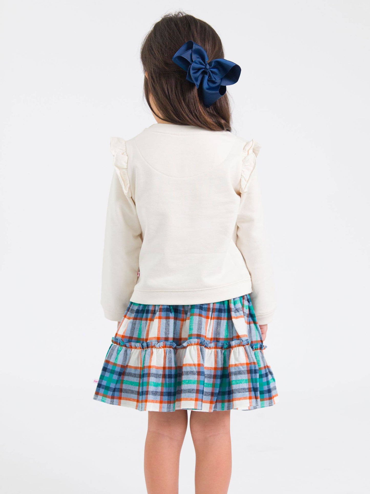 Peyton Plaid Smocked Skirt