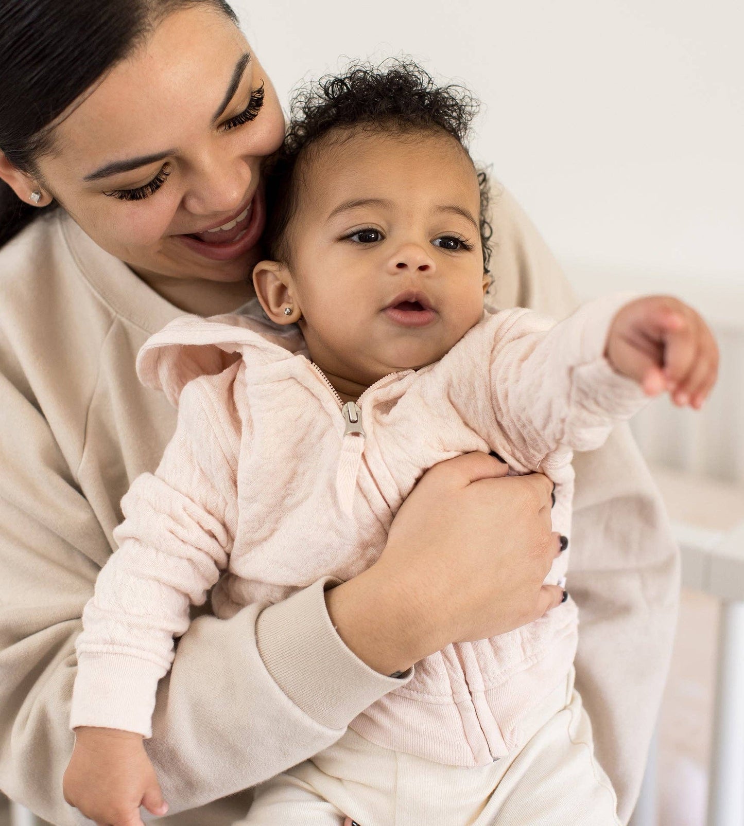 Organic Baby Jacket Rose