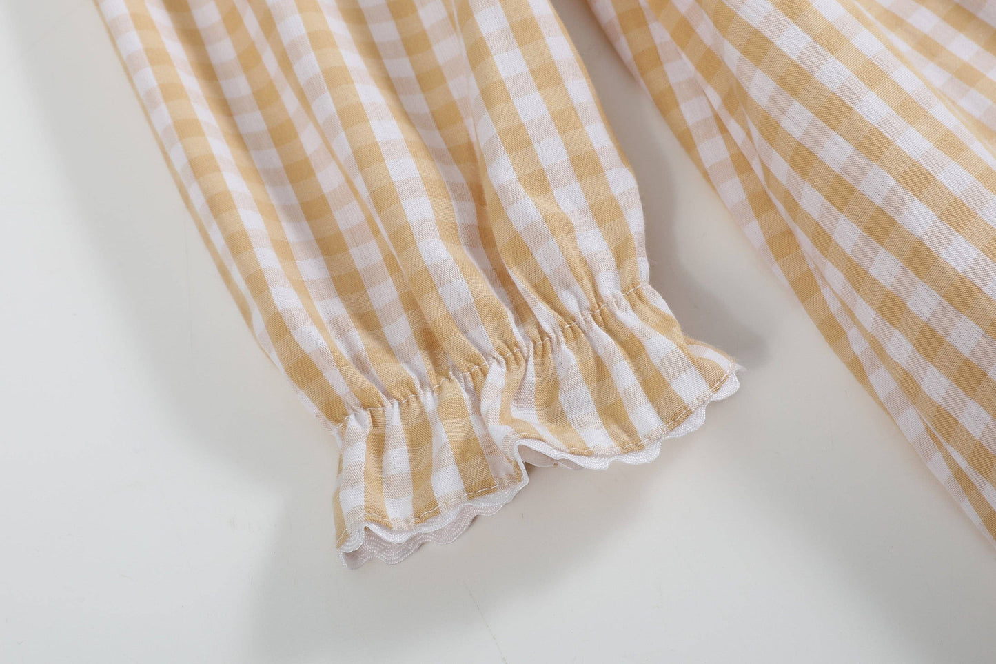 Gingham Pumpkin Vine Dress