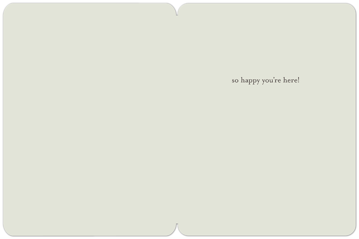 Hello Little One New Baby Card