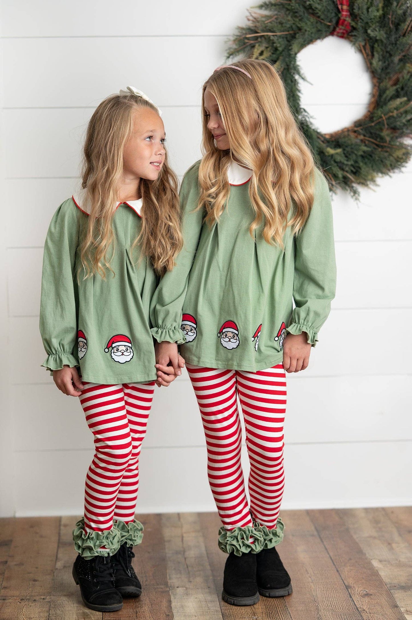 Santa Ruffle Legging Set