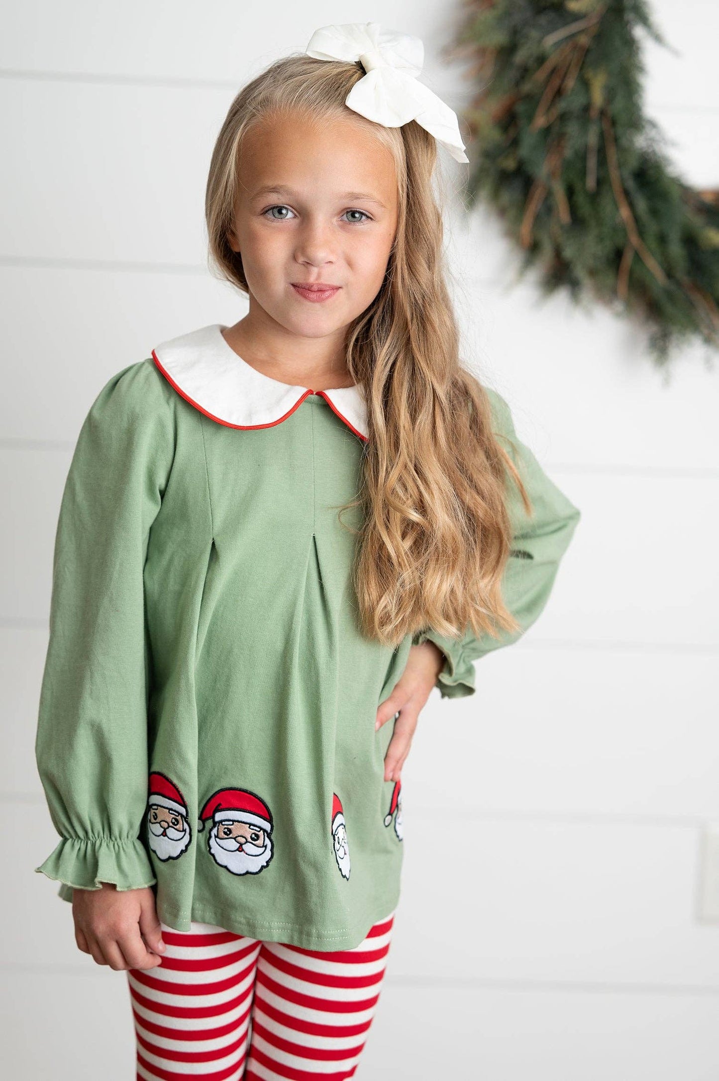 Santa Ruffle Legging Set