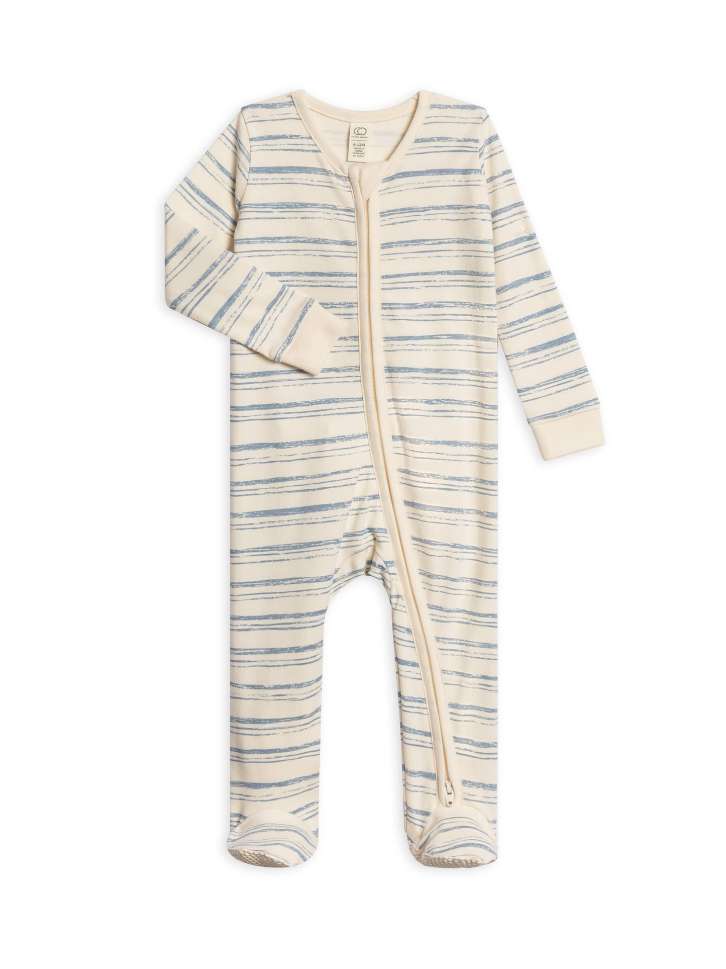 Organic Peyton Sleeper Wave Stripe