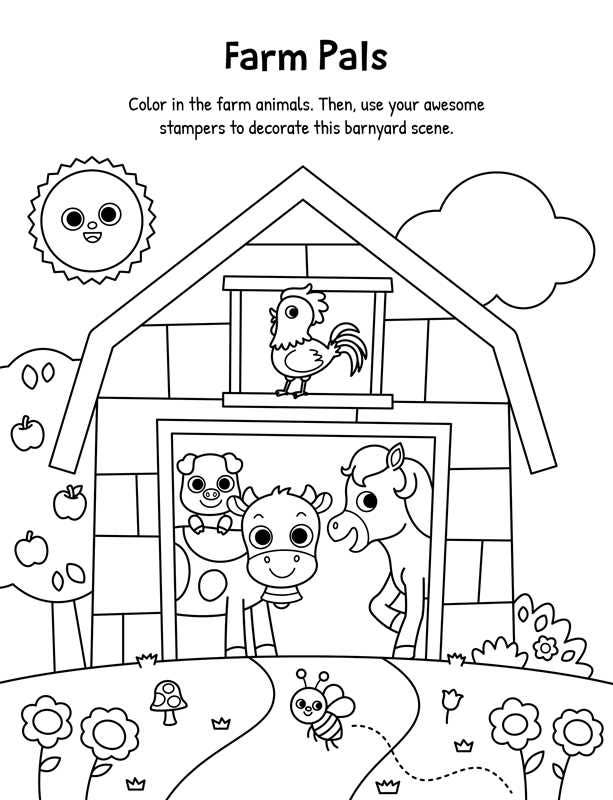 Fun on the Farm Coloring Set by IglooBooks