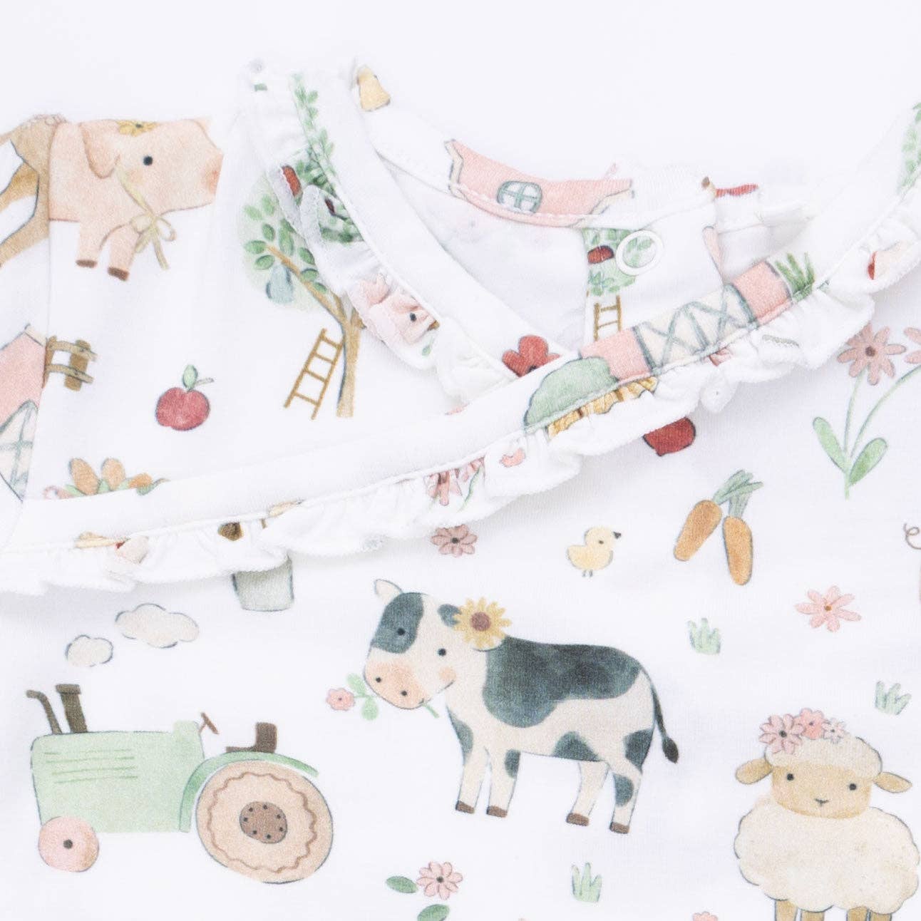 Cute Farm Animals Gown Set