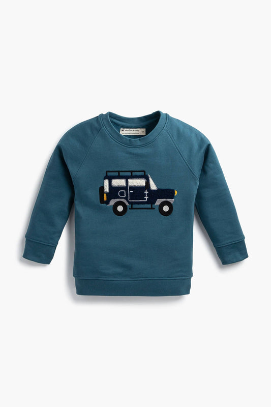 Embroidered Explorer Sweatshirt