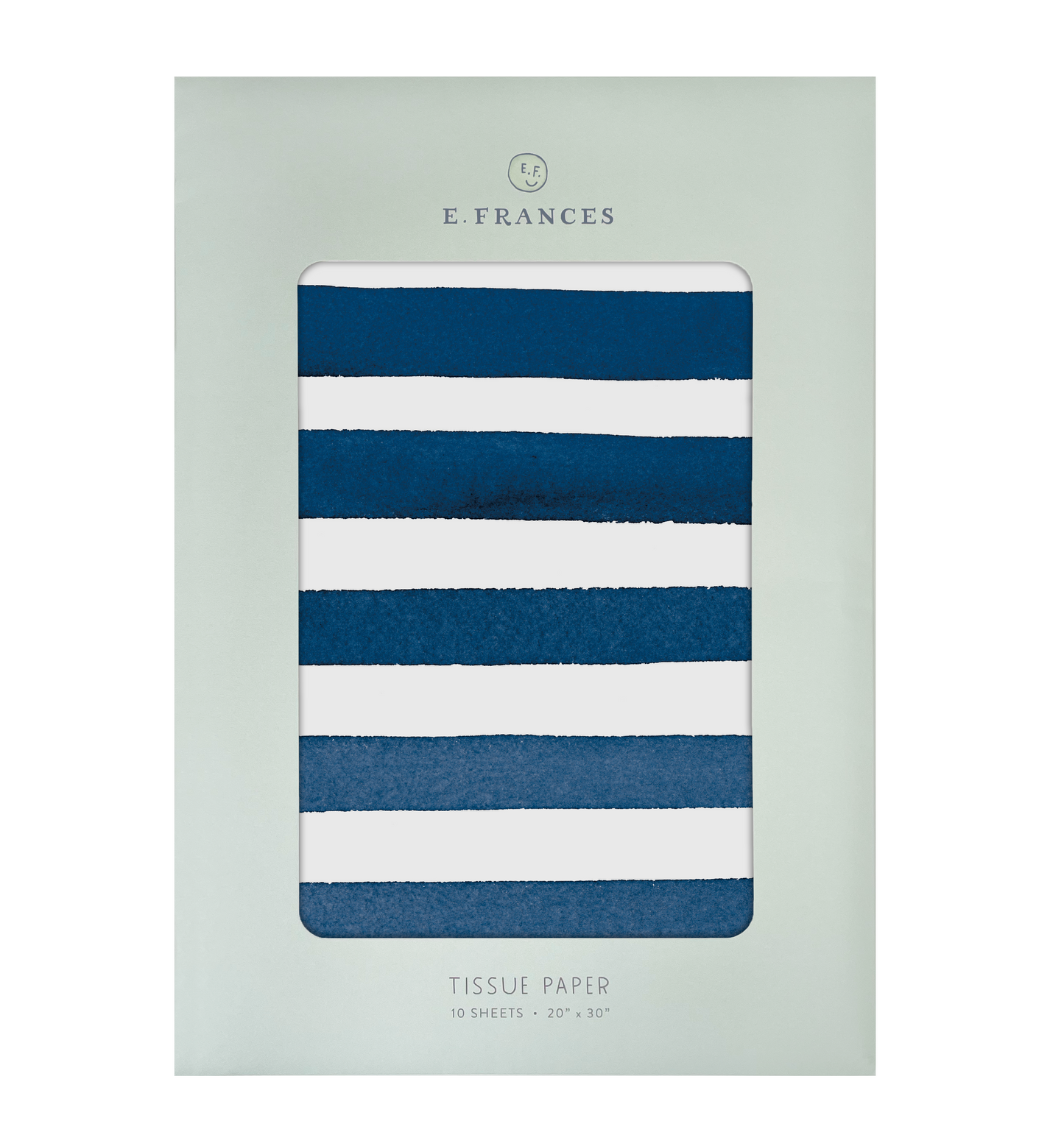 Navy Stripe Tissue Paper