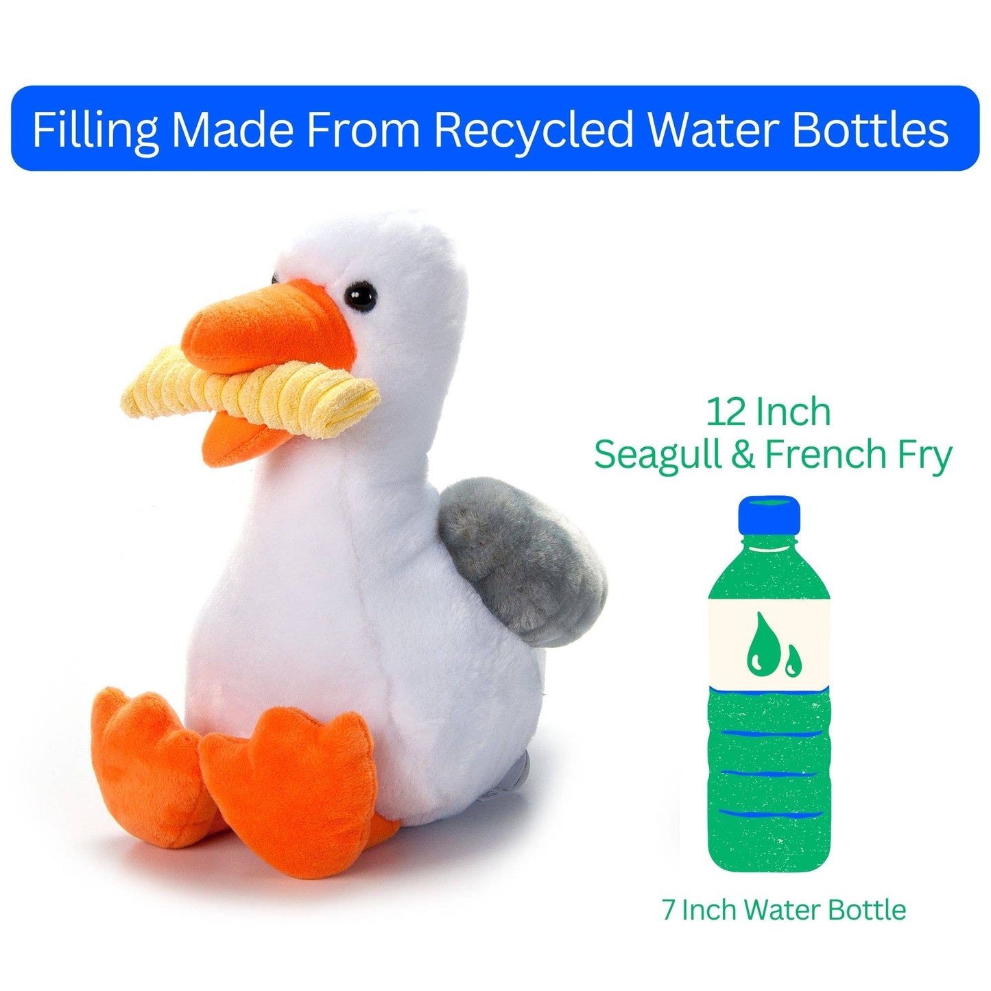 Seagull & French Fry 12" Plush