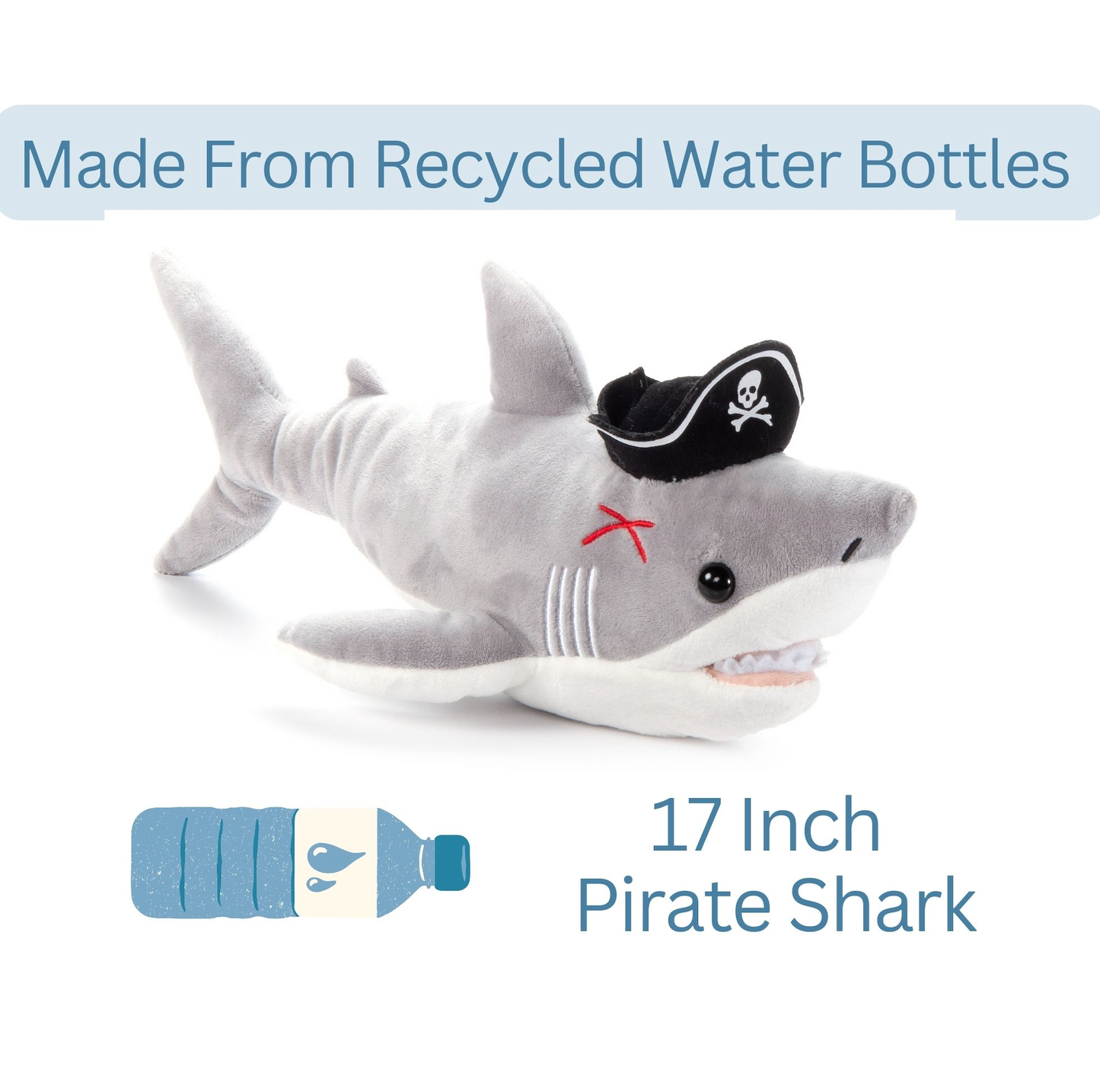 Pirate Shark 17" Plush