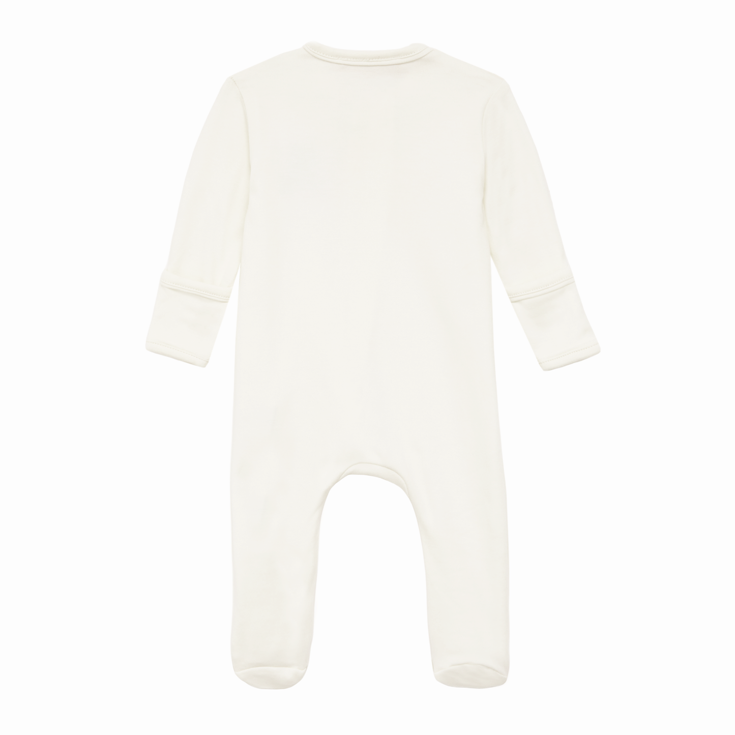 Bear Hugs Zip Footie in Ivory