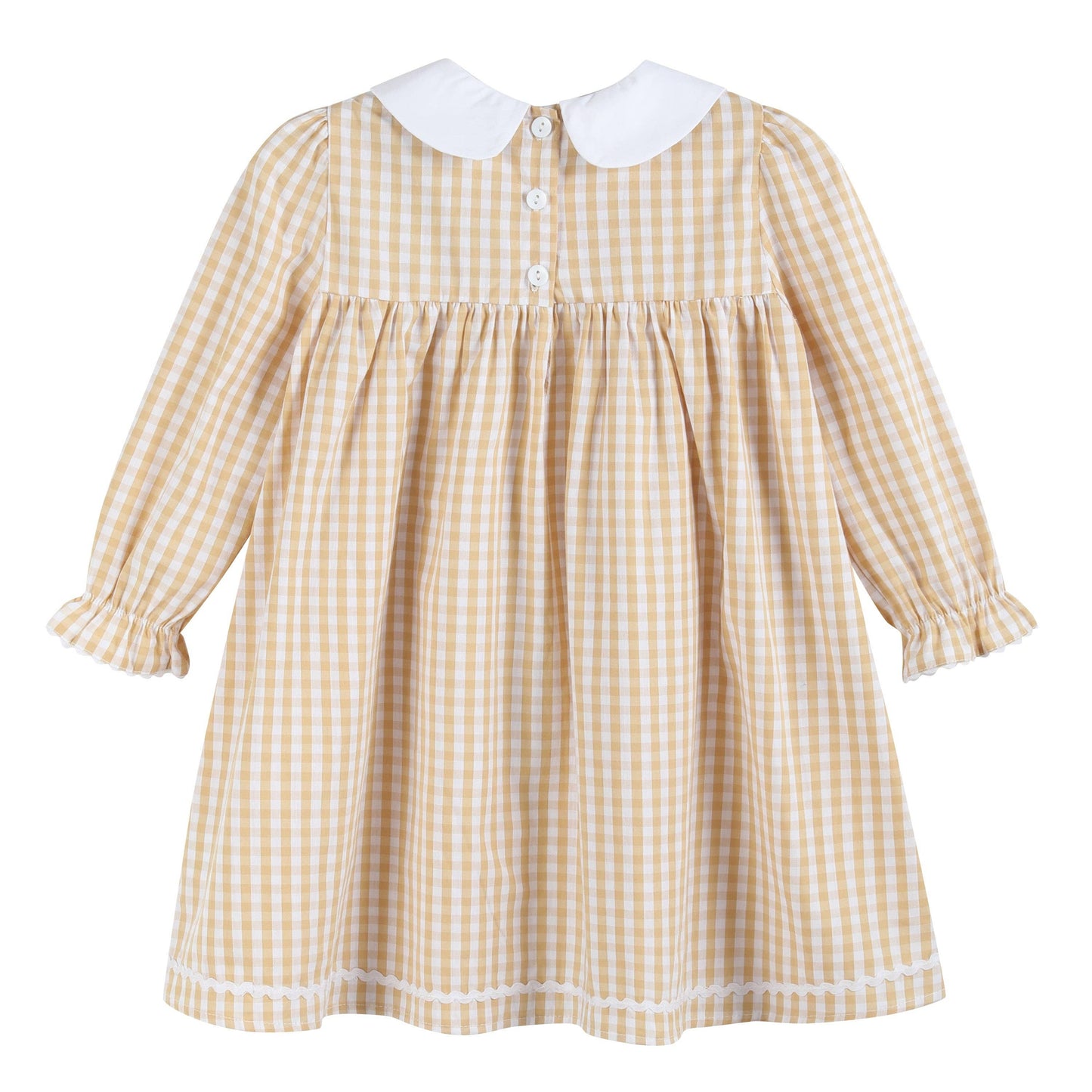 Gingham Pumpkin Vine Dress