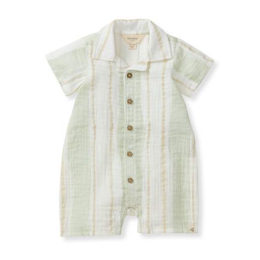 Pacific Stripe  Boy Romper