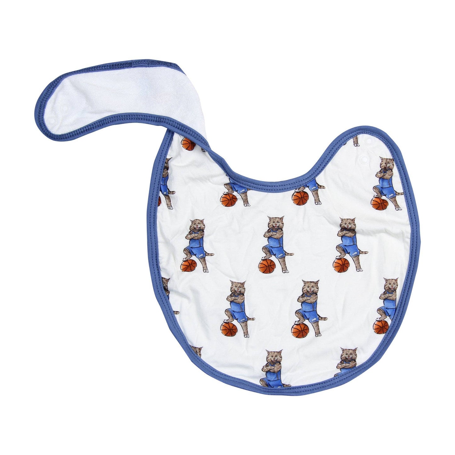 Standing Wildcat Bamboo Bib