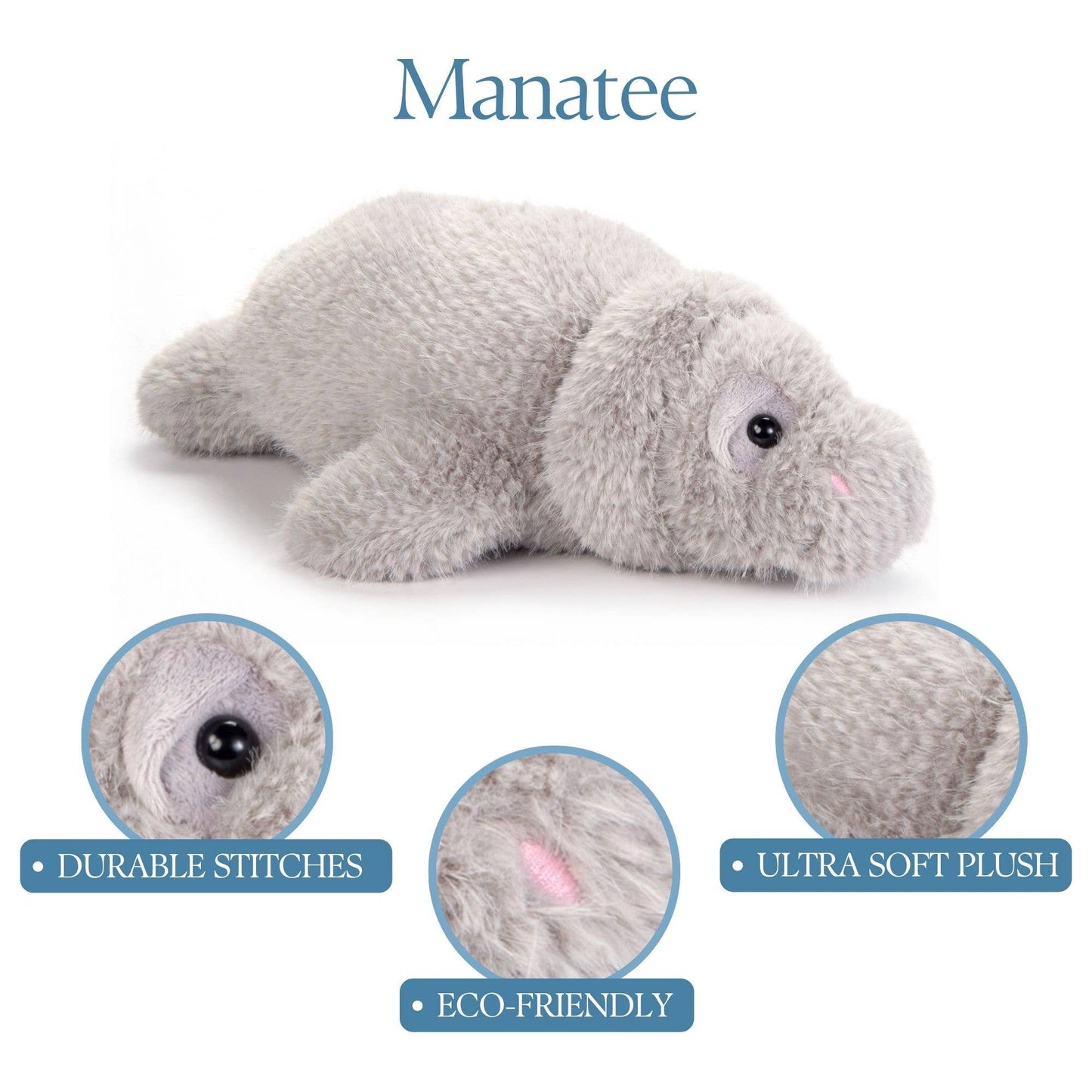 Sea Fuzzlez Manatee 15"