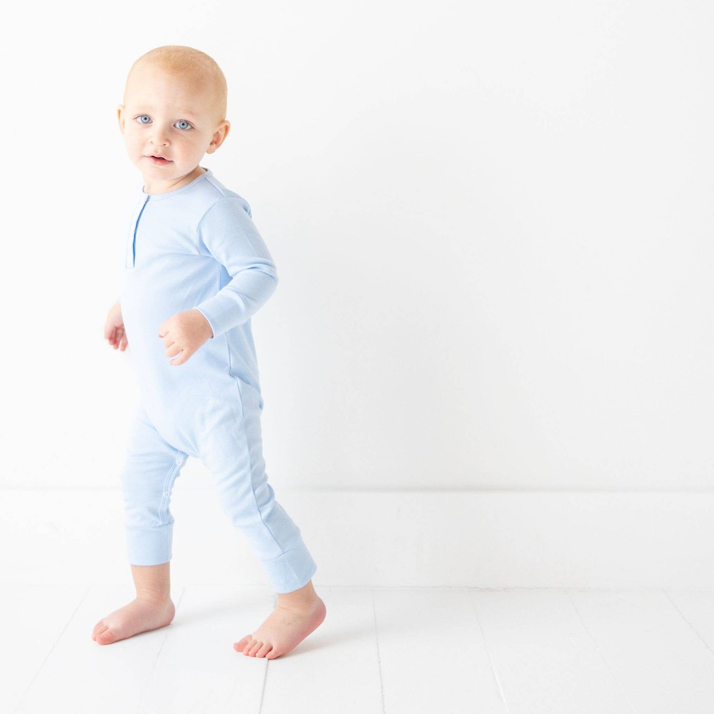 Luna & Arlo Basics Playsuit Sky