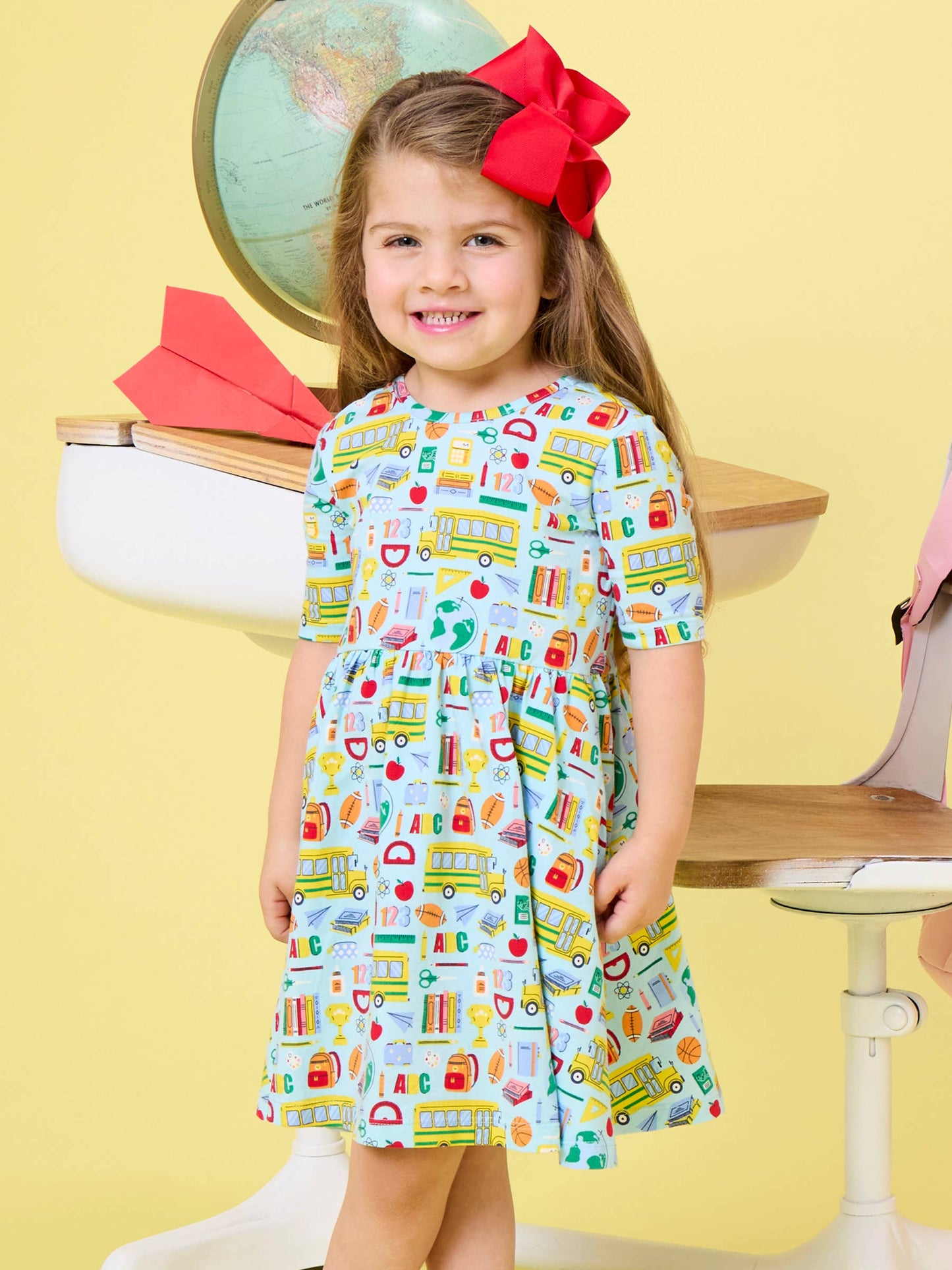 Classroom Knit Twirl Dress