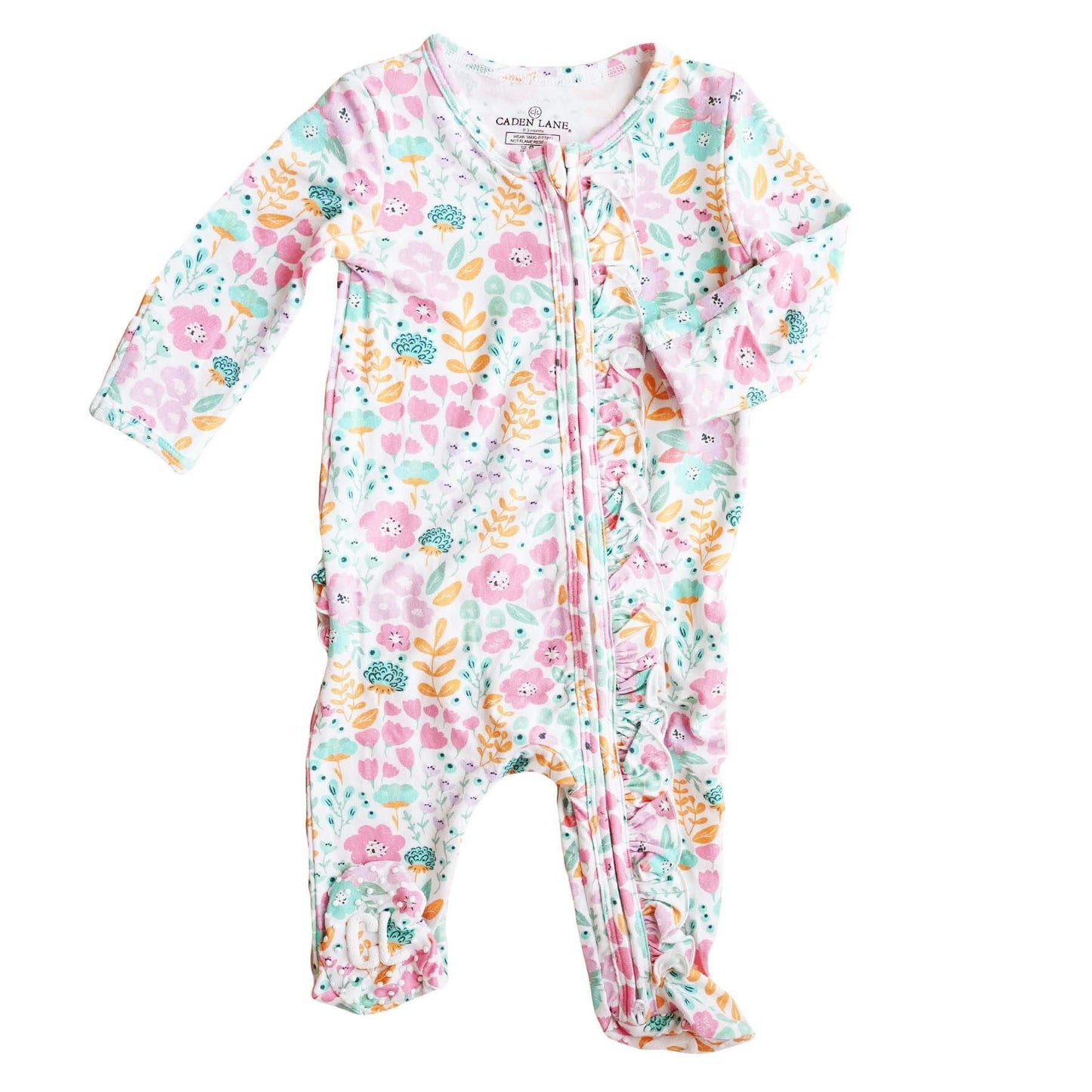 Willow's Whimsy Floral Footie