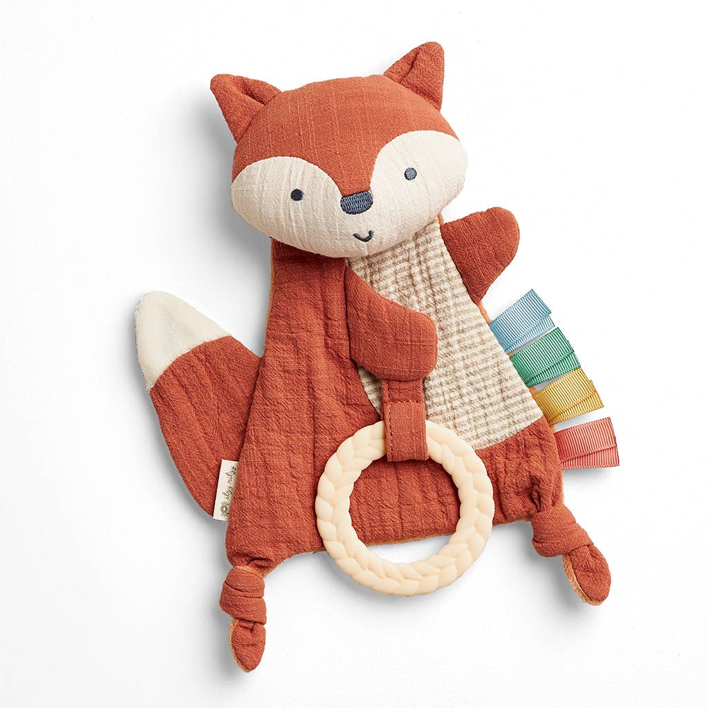 Fox Bitzy Crinkle™ Sensory Toy Teether
