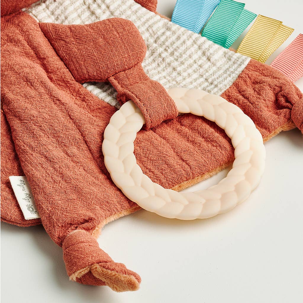 Fox Bitzy Crinkle™ Sensory Toy Teether