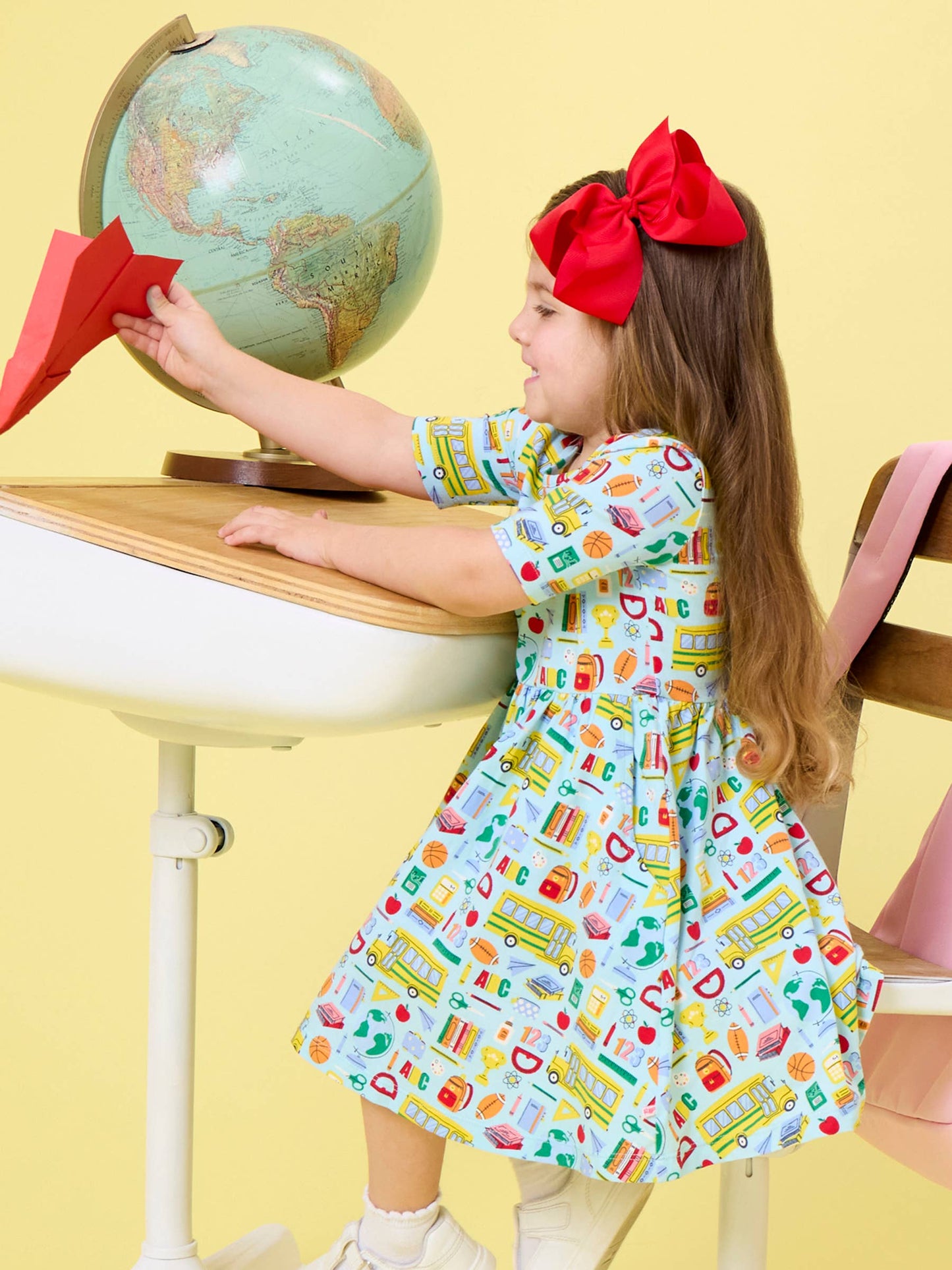 Classroom Knit Twirl Dress
