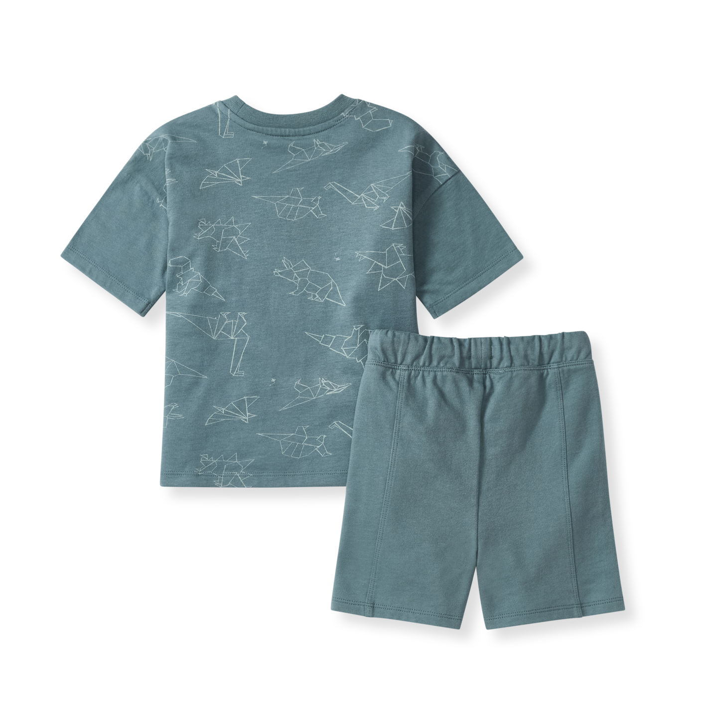 Origami Dinos Shorts Set
