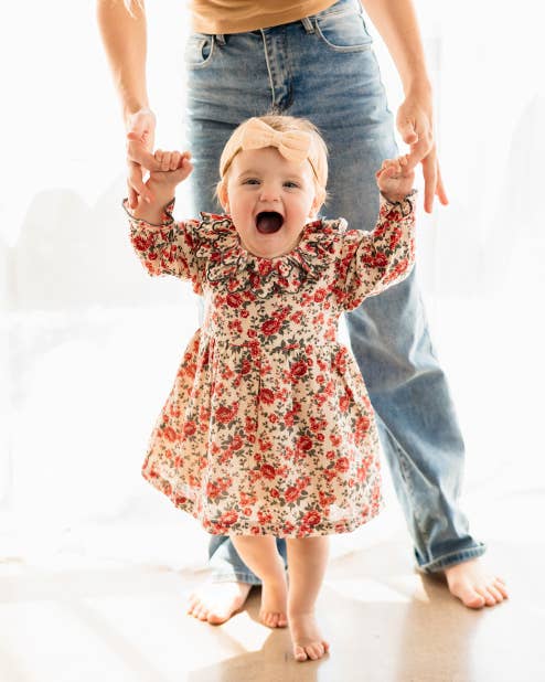 Amour Rose Floral Dress & Bloomer