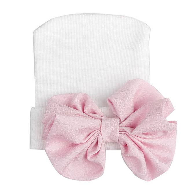 Newborn Hospital Hat Big Bow