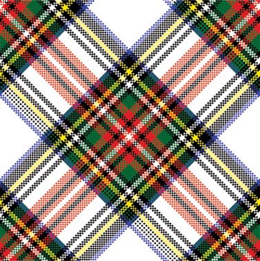 Continuous Roll Gift Wrap | Stewart Plaid