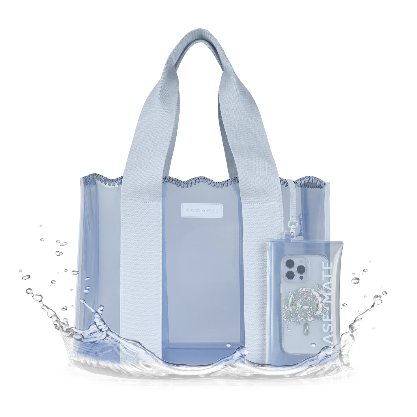 Case-Mate Blue Crochet Tote Bag