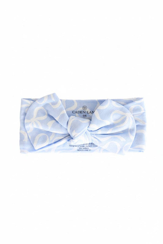 Blue-tiful Bows Knit Bow