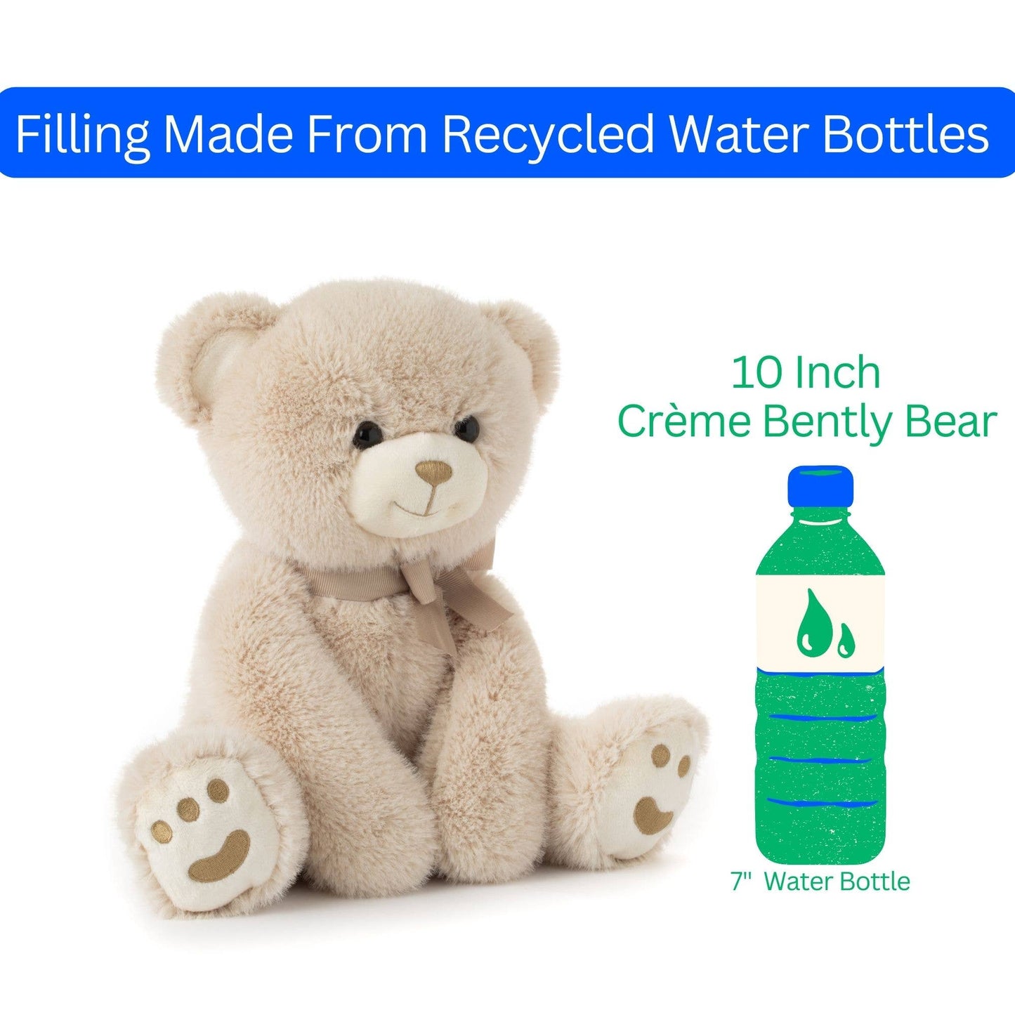 Bently Bear Crème 10" Plush
