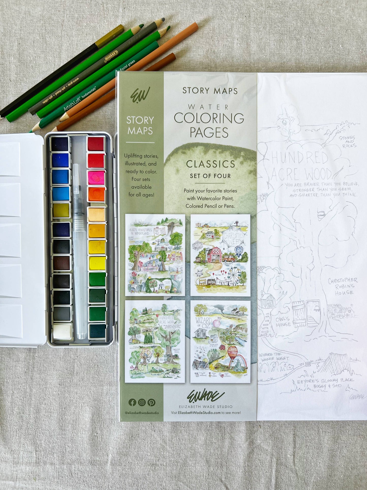 Classics Coloring Pages Set