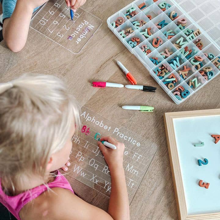 Dry Erase Numbers Tracing