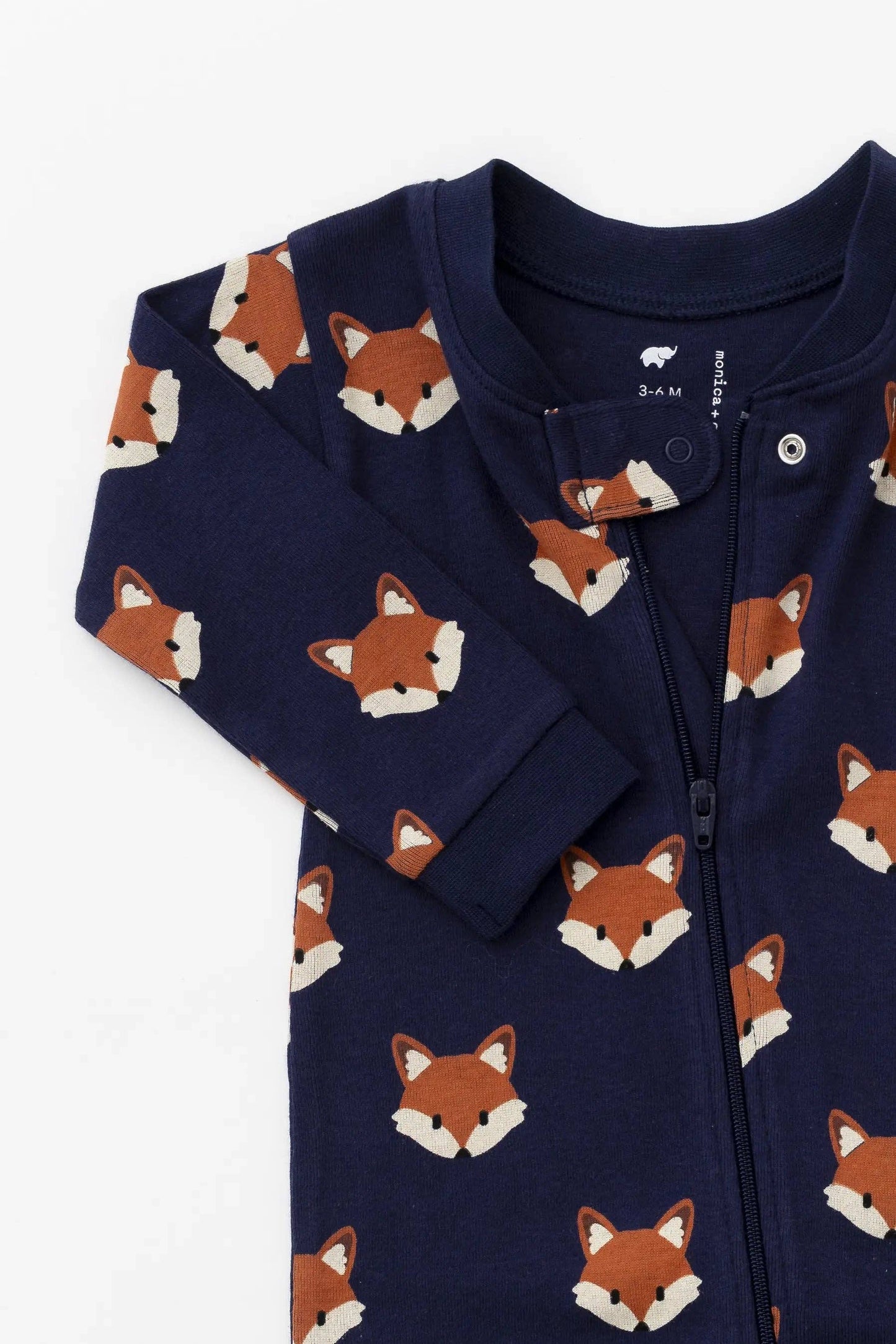 One-Piece Sleeper Fox Friends