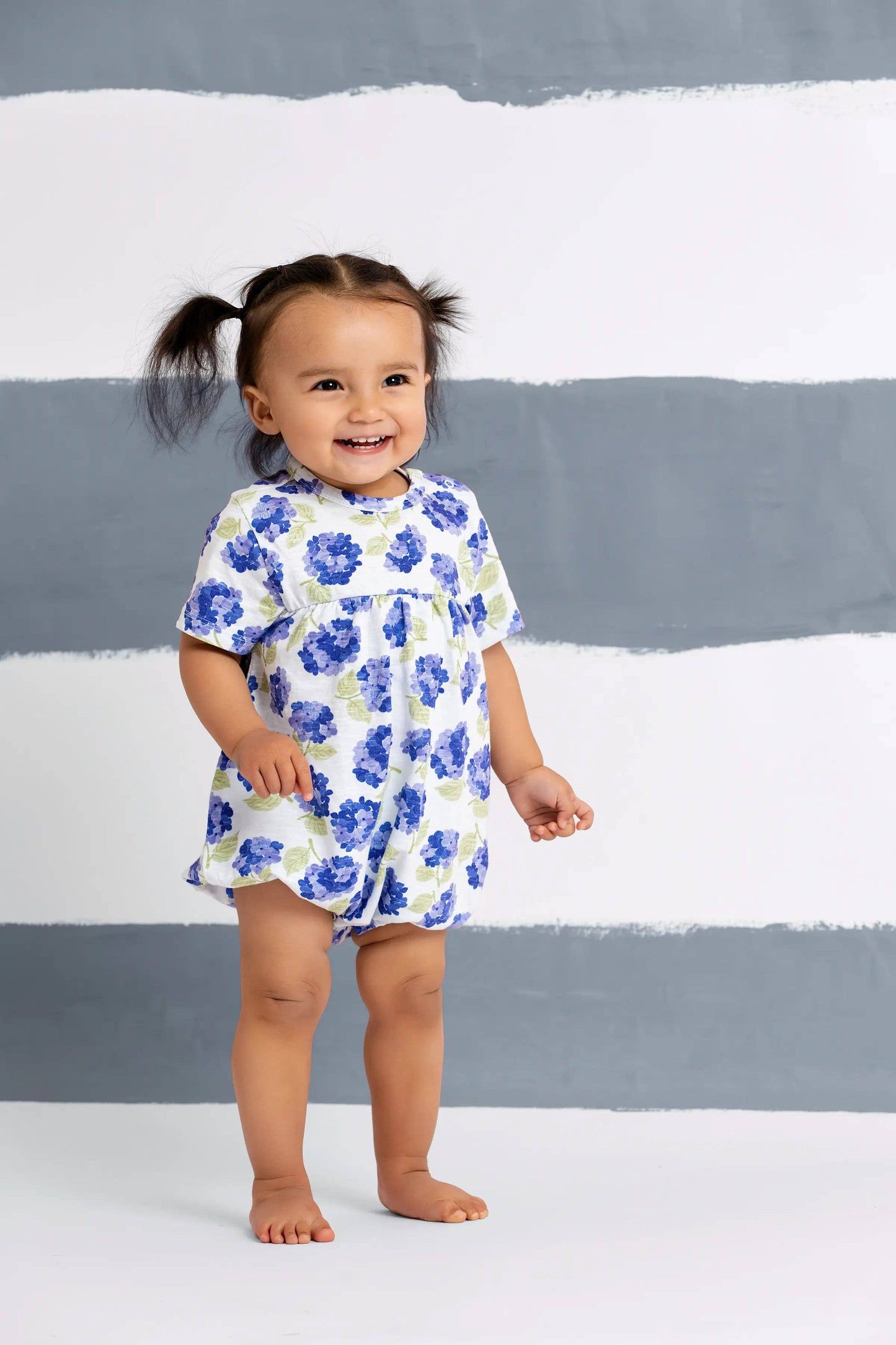 Hydrangeas Bubble Romper