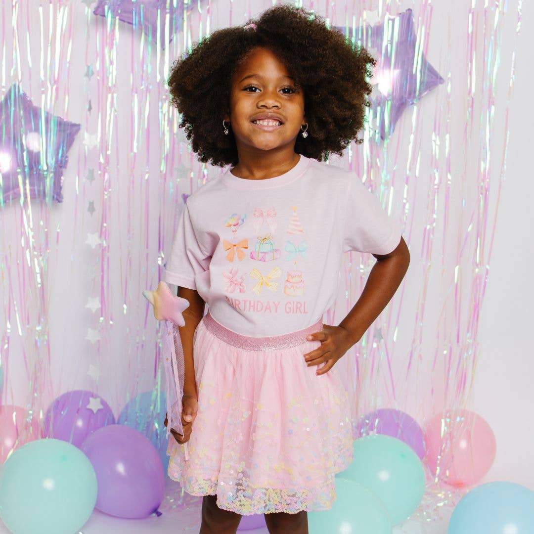 Birthday Girl Pink Tee