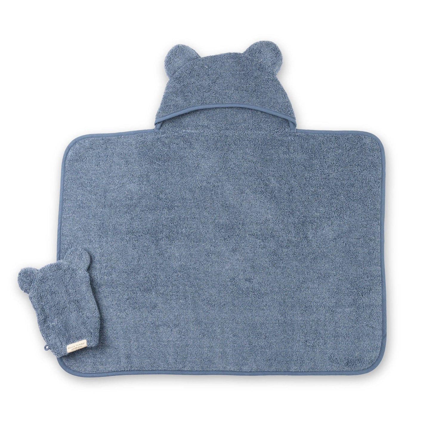 Hooded Towel/Wash Mitt Set Rain